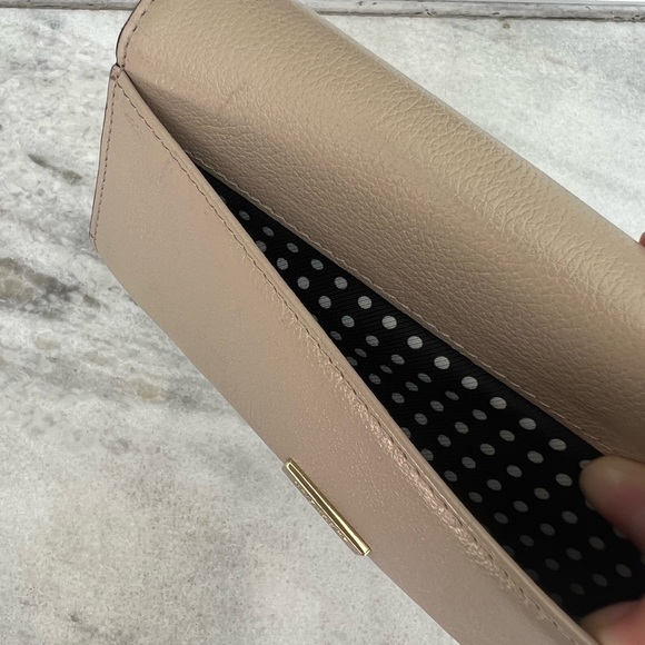 Kate Spade Leather Wallet, OS, Cream Color - Picture 7 of 10